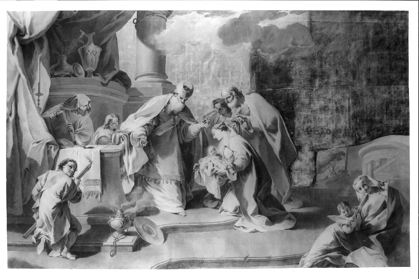  188-Giambattista Pittoni-Madonna col Bambino e santi 